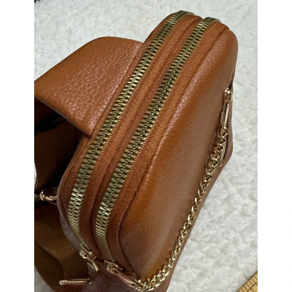 SUGU Double Compartment‎ Crossbody Sling Bag with Chain New with Tags